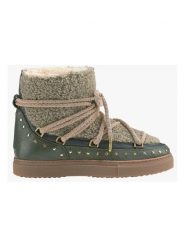 INUIKII Botki zimowe "Curly Rock" w kolorze khaki rozmiar: 39. Brązowe botki Inuikii, na zimę, bez wzorów, z materiału, bez obcasa, bez zapięcia. Za 594.39 zł.