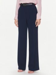 Marciano Guess Spodnie materiałowe Moira 4RGB05 7000A Granatowy Wide Leg. Niebieskie spodnie materiałowe Marciano Guess, z aplikacjami, z materiału. Za 419.99 zł.
