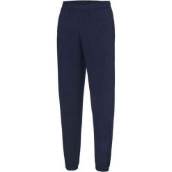 Spodnie Do Biegania Z Mankietami Dla Dorosłych Unisex. Niebieskie spodnie sportowe AWDIS, bez wzorów, do biegania. Za 118.99 zł.