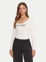 Guess Body O5RM08 KBBU1 Biały Regular Fit. Białe body Guess, xl, z aplikacjami, z bawełny. Za 149.99 zł.