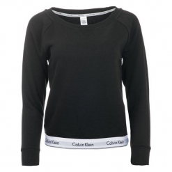 Calvin Klein bluza damska M czarny. Czarne bluzy Calvin Klein, m, bez wzorów, z gumy, bez kaptura. Za 249.00 zł.