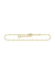 Thomas Sabo Pozłacana bransoletka na kostkę rozmiar: onesize. Żółte bransoletki Thomas Sabo, pozłacane. Za 174.95 zł.