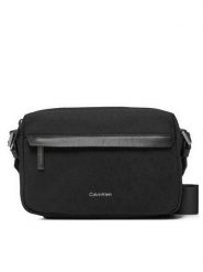 Calvin Klein Torebka K50K512807 Czarny. Czarne listonoszki Calvin Klein, bez wzorów, z materiału, bez dodatków. Za 349.99 zł.