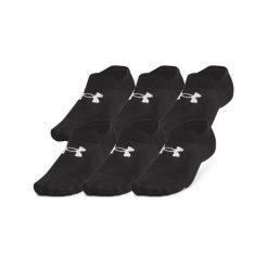 Under Armour UNISEX UA ESSENTIAL 6PK ULT Skarpetki unisex. Czarne skarpety Under Armour, bez wzorów, z elastanu. Za 62.99 zł.