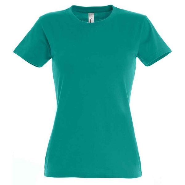 Koszulka Imperial Dla Kobiet. Zielone bluzki SOL'S, l, bez wzorów, sportowe, bez kołnierzyka, bez ramiączek. Za 41.99 zł.