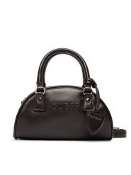 Guess Torebka V6BZ07 W4597 Brązowy ciemny. Brązowe torebki klasyczne Guess, z aplikacjami, ze skóry, bez dodatków. Za 344.99 zł.