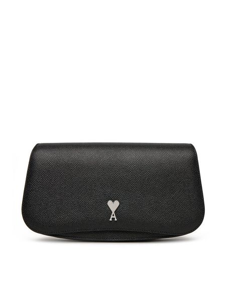 AMI Paris Saszetka nerka ULL017.AL0036 Czarny. Czarne torebki klasyczne AMI PARIS, bez wzorów, ze skóry, bez dodatków. Za 4,869.00 zł.