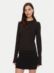 Calvin Klein Jeans Bluzka J20J224760 Czarny Slim Fit. Czarne bluzki Calvin Klein Jeans, l, bez wzorów, z bawełny, bez kołnierzyka, bez ramiączek. Za 219.99 zł.