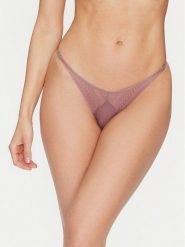 Calvin Klein Underwear Stringi 000QF7547E Różowy. Czerwone stringi Calvin Klein Underwear, bez wzorów, z syntetyku. Za 69.99 zł.