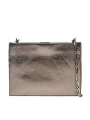 Calvin Klein Torebka Ck Night Square Crossbody_Shiny K60K612793 Srebrny. Szare torebki klasyczne Calvin Klein, bez wzorów, ze skóry, bez dodatków. Za 309.99 zł.
