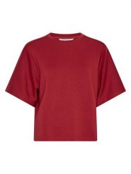 MOSS COPENHAGEN Bluza w kolorze bordowym rozmiar: L/XL. Czerwone bluzy Moss Copenhagen, l, bez wzorów, bez kaptura. Za 144.95 zł.