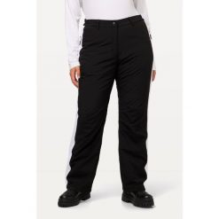 Damskie Funkcyjne spodnie termiczne wodoodporne pochodzące z recyklingu. Czarne spodnie narciarskie Ulla Popken, plus size, bez wzorów, z elastanu, narciarskie. Za 584.99 zł.
