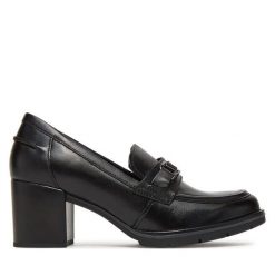 Półbuty Lasocki. Czarne czółenka Lasocki, bez wzorów, bez obcasa, na obcasie, bez zapięcia. Za 239.99 zł.