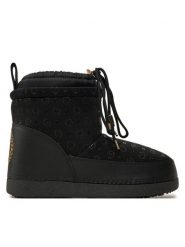 Pollini Śniegowce SA24213G0LXI100A Czarny. Czarne trapery i śniegowce Pollini, z materiału. Za 759.99 zł.