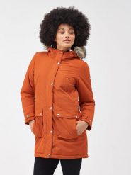 Regatta Parka "Shiloh" w kolorze pomarańczowym rozmiar: 38. Pomarańczowe parki Regatta, bez kaptura. Za 207.39 zł.