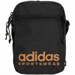 Torebka adidas Sportswear Festival Nations Pack. Czarne torby na ramię Adidas, bez wzorów, z materiału, sportowe, na ramię, bez dodatków. Za 69.90 zł.