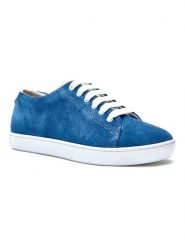 Comfortfusse Skórzane sneakersy "Sorel" w kolorze granatowym rozmiar: 41. Niebieskie półbuty sznurowane Comfortfüße, bez wzorów, ze skóry, eleganckie, bez obcasa, bez zapięcia. Za 289.88 zł.