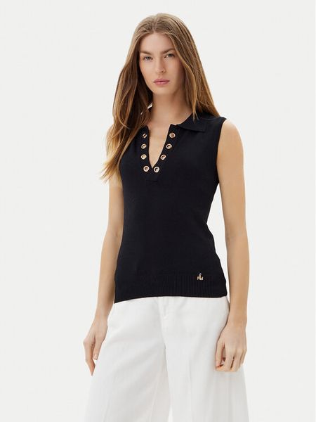 Artigli Sweter ACMA001885 Czarny Regular Fit. Czarne swetry Artigli, l, bez wzorów, z syntetyku, bez ramiączek. Za 149.99 zł.