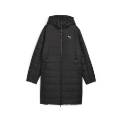 Damska wyściełana parka Essentials z kapturem PUMA Black. Czarne parki Puma, eleganckie, z kapturem. Za 519.00 zł.