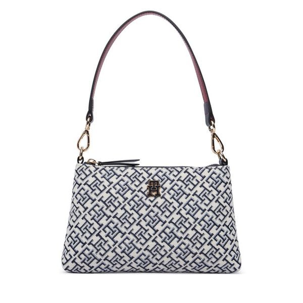 Torebka Tommy Hilfiger. Niebieskie torebki klasyczne TOMMY HILFIGER, bez wzorów, bez dodatków. Za 489.99 zł.