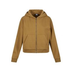 Damska bluza z kapturem zapinana na zamek Urban Classics. Zielone bluzy Urban Classics, bez wzorów, z kapturem. Za 267.50 zł.