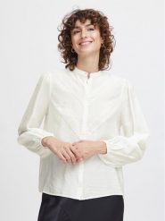 B.young Koszula 20813808 Biały Regular Fit. Białe koszule b.young, bez wzorów, z wiskozy, bez kołnierzyka, bez ramiączek. Za 129.99 zł.