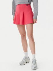 Tommy Jeans Spódnica mini Badge DW0DW20268 Różowy Regular Fit. Czerwone spódnice Tommy Jeans, l, bez wzorów, z jeansu, mini. Za 169.99 zł.