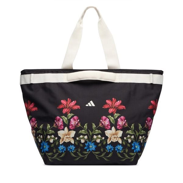 Torebka adidas. Czarne shopper Adidas, bez wzorów, bez dodatków. Za 233.99 zł.