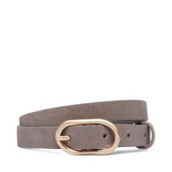 Pasek Calvin Klein. Szare paski Calvin Klein, bez wzorów. Za 169.99 zł.