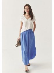 TATUUM Koszulka "Sevi" w kolorze białym rozmiar: M. Białe bluzki Tatuum, m, bez wzorów, bez kołnierzyka, bez ramiączek. Za 97.05 zł.