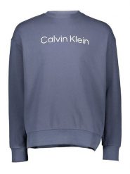 Calvin Klein Bluza w kolorze niebieskim rozmiar: XL. Niebieskie bluzy Calvin Klein, xl, bez wzorów, z bawełny, bez kaptura. Za 239.99 zł.