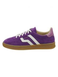GANT Footwear Skórzane sneakersy w kolorze fioletowym rozmiar: 36. Różowe trampki GANT Footwear, bez wzorów, ze skóry, bez zapięcia. Za 180.49 zł.