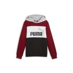 Puma Bluza Ess Block Fl 67971713. Czerwone bluzy Puma, bez wzorów, bez kaptura. Za 95.00 zł.