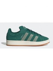 Adidas Skórzane sneakersy "Campus 00s" w kolorze ciemnozielonym rozmiar: 42. Zielone trampki Adidas, bez wzorów, bez zapięcia. Za 361.13 zł.