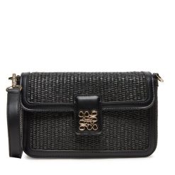 Torebka Nine West. Czarne listonoszki Nine West, bez wzorów, bez dodatków. Za 189.99 zł.
