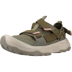Sandały TEVA W OUTFLOW UNIVE Zielony. Zielone sandały Teva, bez wzorów, z syntetyku, sportowe, bez obcasa, bez zapięcia. Za 398.99 zł.