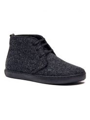 Comfortfusse Trzewiki w kolorze ciemnoszarym rozmiar: 36. Czarne półbuty sznurowane Comfortfüße, bez wzorów, z materiału, eleganckie, bez obcasa, bez zapięcia. Za 295.99 zł.