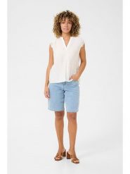 Cream Bluzka w kolorze kremowym rozmiar: 38. Brązowe bluzki Cream, bez wzorów, bez kołnierzyka, bez ramiączek. Za 86.99 zł.