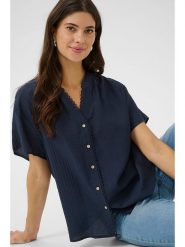 Cream Bluzka w kolorze granatowym rozmiar: 38. Niebieskie bluzki Cream, bez wzorów, bez kołnierzyka, bez ramiączek. Za 69.99 zł.