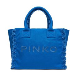 Torebka PINKO. Niebieskie torebki klasyczne Pinko, bez wzorów, bez dodatków. Za 379.99 zł.