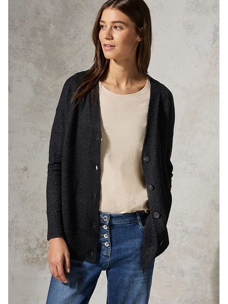 Cecil Kardigan w kolorze czarnym rozmiar: S. Czarne kardigany Cecil, s, bez wzorów, z bawełny. Za 83.22 zł.