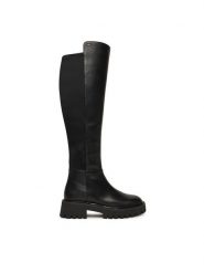 MICHAEL Michael Kors Muszkieterki Asher 40F4ASFB8L Czarny. Czarne kozaki MICHAEL Michael Kors, ze skóry, bez obcasa, na płaskiej podeszwie, bez zapięcia. Za 1,019.00 zł.