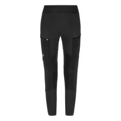 Legginsy cargo damskie Salewa Puez Dry'ton. Czarne legginsy Salewa, l, bez wzorów, z materiału. Za 540.00 zł.