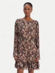 Guess Sukienka codzienna W6RK37 WJ712 Brązowy Regular Fit. Brązowe sukienki Guess, na co dzień, xxl, z aplikacjami, z syntetyku, bez kołnierzyka, bez ramiączek, proste. Za 659.99 zł.