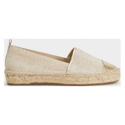 Parfois - Espadryle. Żółte espadryle Parfois, bez wzorów, z gumy, bez obcasa, bez zapięcia. Za 89.90 zł.