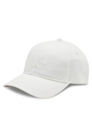 Calvin Klein Czapka z daszkiem Mono Logo Embro K60K612317 Biały. Białe czapki Calvin Klein, bez wzorów, z bawełny. Za 109.99 zł.