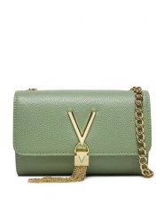 Valentino Torebka Divina VBS1R403G Zielony. Zielone torebki klasyczne Valentino, bez wzorów, ze skóry, bez dodatków. Za 329.99 zł.