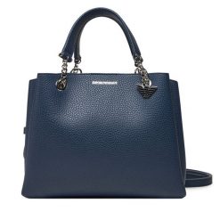 Torebka Emporio Armani. Niebieskie torebki klasyczne Emporio Armani, bez wzorów, bez dodatków. Za 659.99 zł.