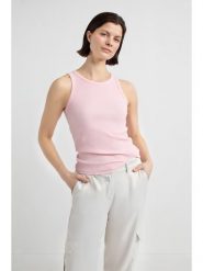 Josephine & Co Top "Doutzen" w kolorze jasnoróżowym rozmiar: S. Różowe topy Josephine & Co, s, bez wzorów, prążkowane, bez kołnierzyka, bez ramiączek. Za 122.67 zł.