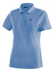 Maier Sports Funkcyjna koszulka polo "Ulrike" w kolorze niebieskim rozmiar: 40. Niebieskie koszulki polo Maier Sports, bez wzorów, z materiału, bez kołnierzyka, bez ramiączek. Za 83.62 zł.